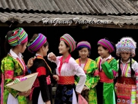 Nord du Vietnam Randonnée défi à LaoCai Ha Giang, villages de tribus montagnardes à distance