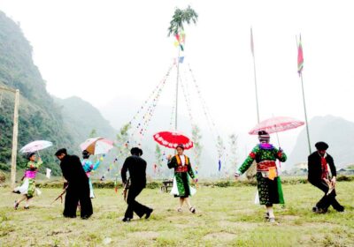 Le Gau Tau du peuple Mong Ha Giang Vietnam