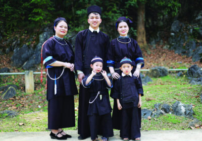 Nung ethnie à Ha Giang Vietnam