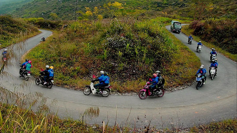 Deo Gio ou le Col des Ventes à Xin Man Ha Giang Vietnam